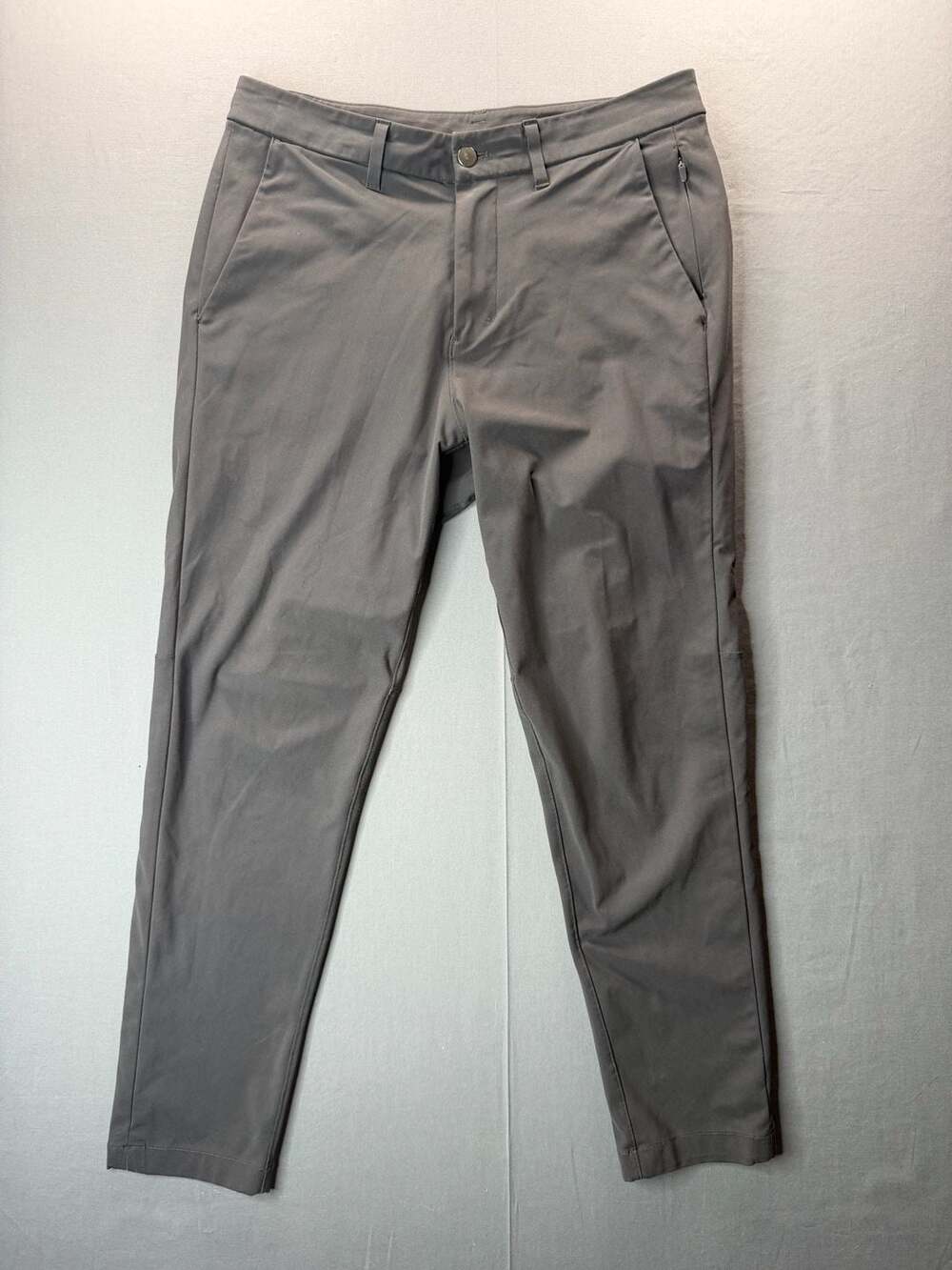 Lululemon ABC Commission Slim Fit Pant Size 31 Black Stretch Casual Chino